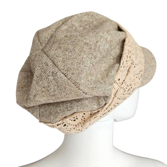 y2k jfashion wool + lace cap main image 6